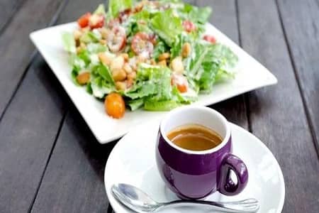 قهوه و سبزیجات