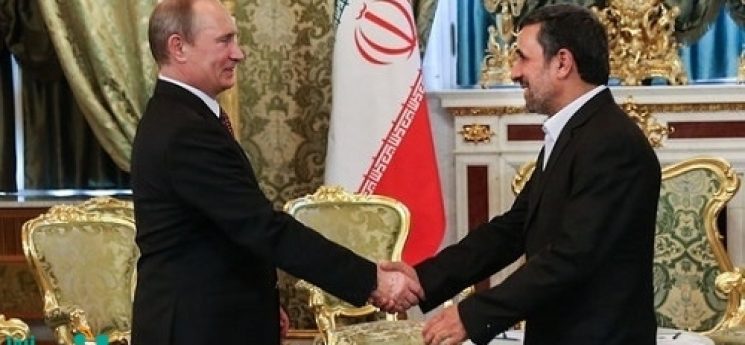 محمود احمدی نژاد و ولادیمیر پوتین