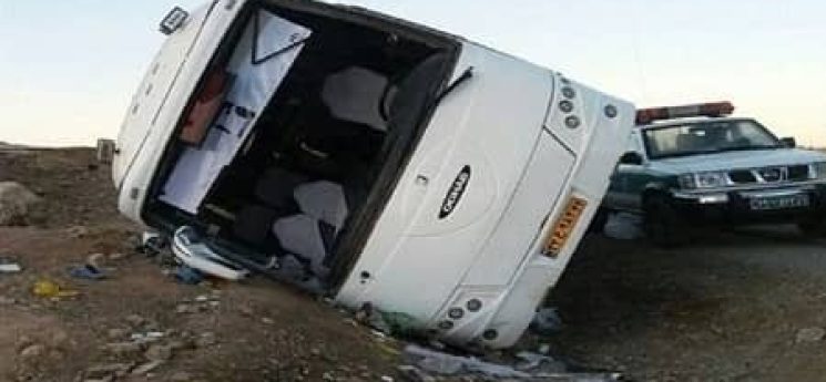 تصادف اتوبوس در لرستان