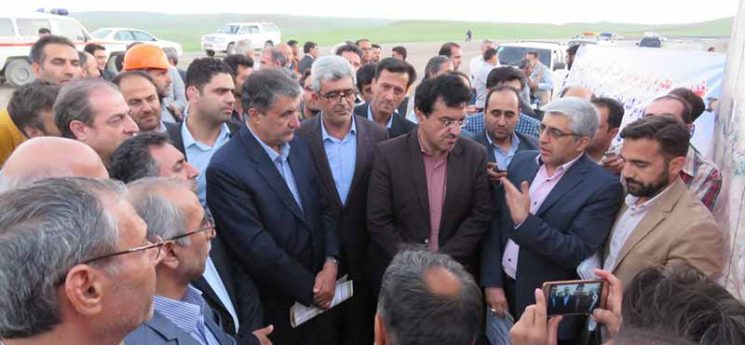 بازدید وزیر راه و شهرسازی از آزاد راه مراغه - هشترود