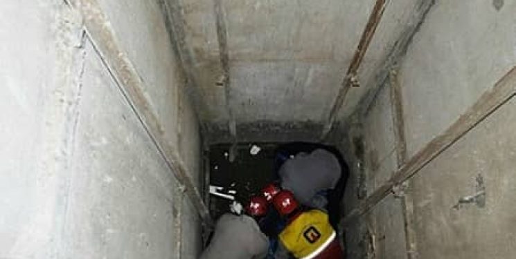 سقوط بالابر